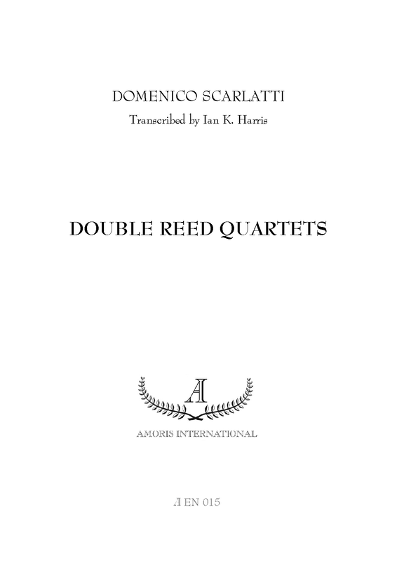 Double Reed Quartets (Scarlatti, Domenico) - IMSLP