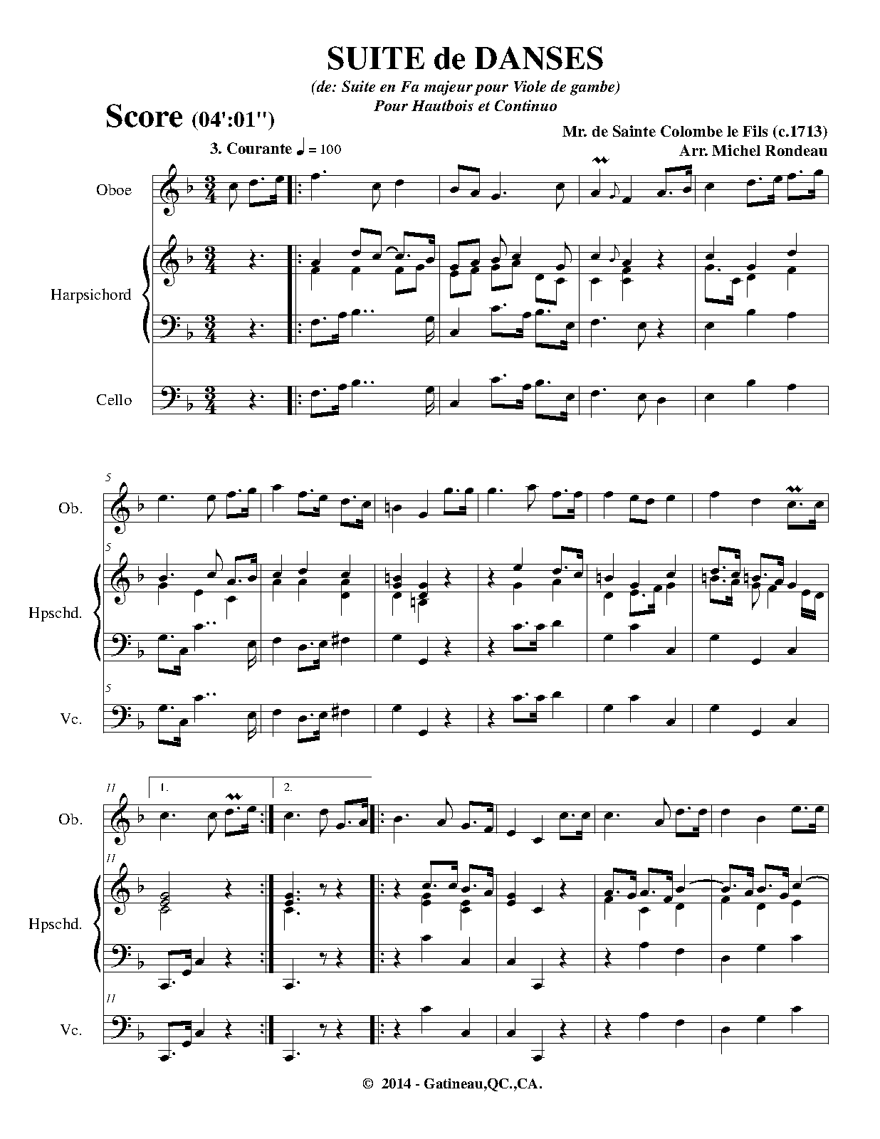 Suite in F major (Monsieur de SainteColombe le Fils) IMSLP