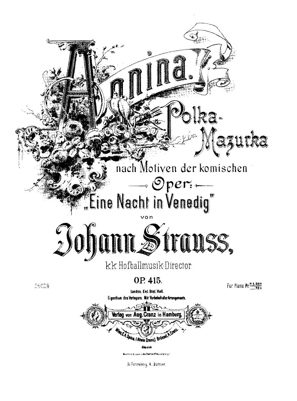 Annina, Op.415