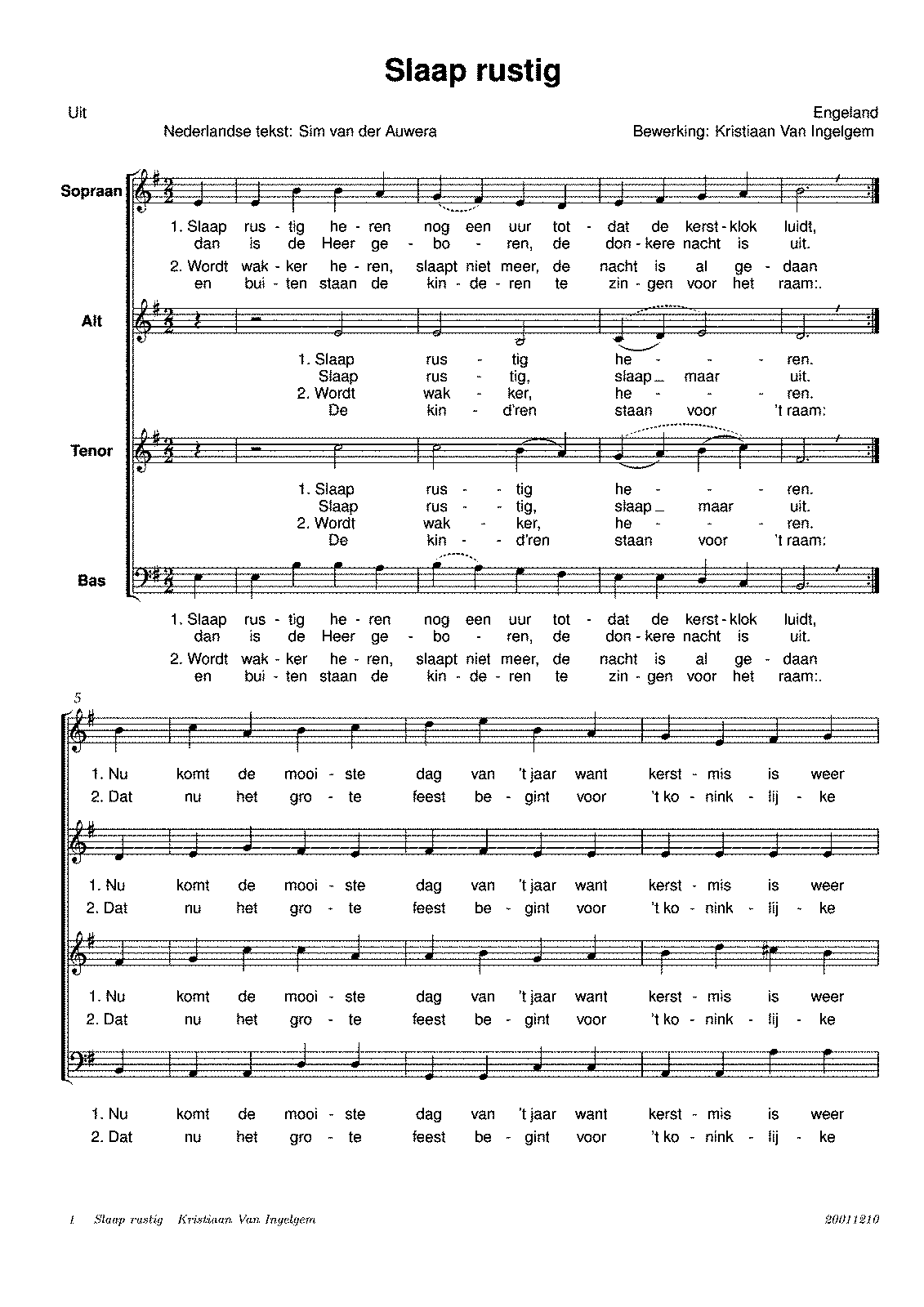 God Rest Ye Merry, Gentlemen (Ryckeghem, André Van) - IMSLP: Free Sheet