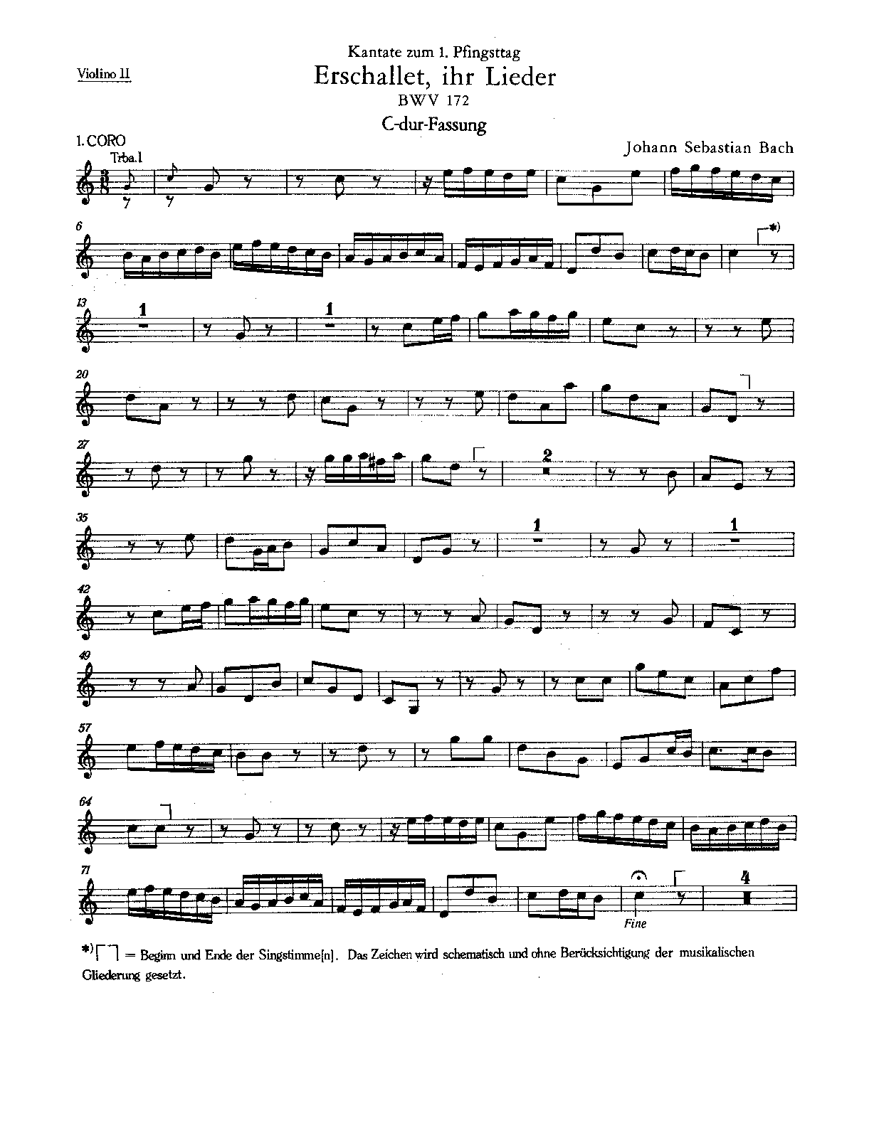 File:PMLP150082-Bach Erschallet, ihr Lieder, BWV 172 (Critical) - Violins II.pdf