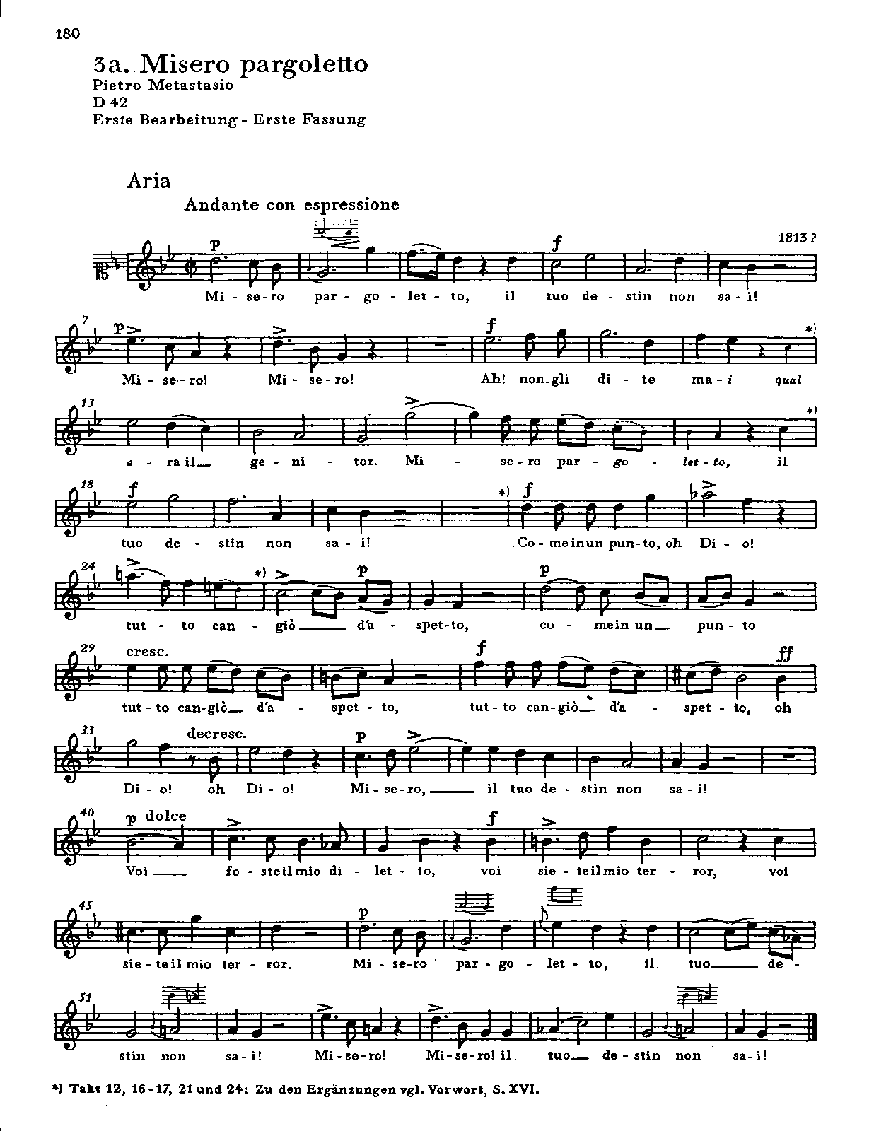 Misero pargoletto