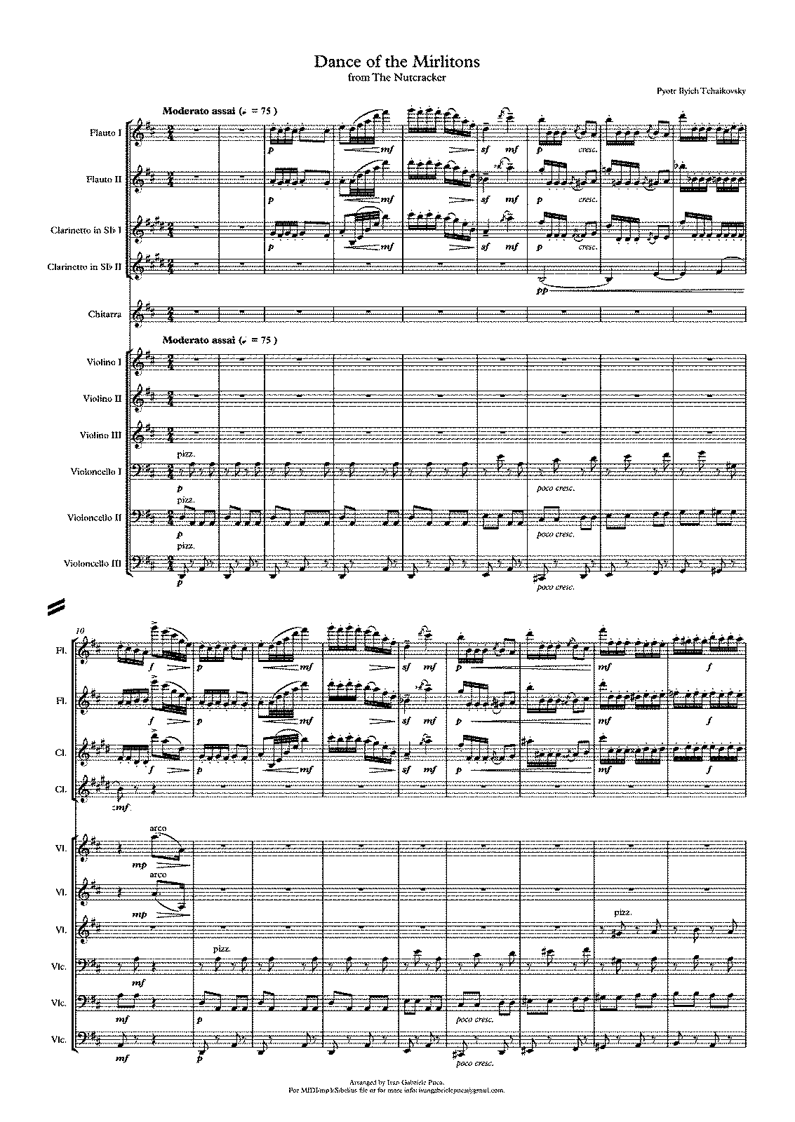 The Nutcracker (ballet), Op.71 (Tchaikovsky, Pyotr) - IMSLP