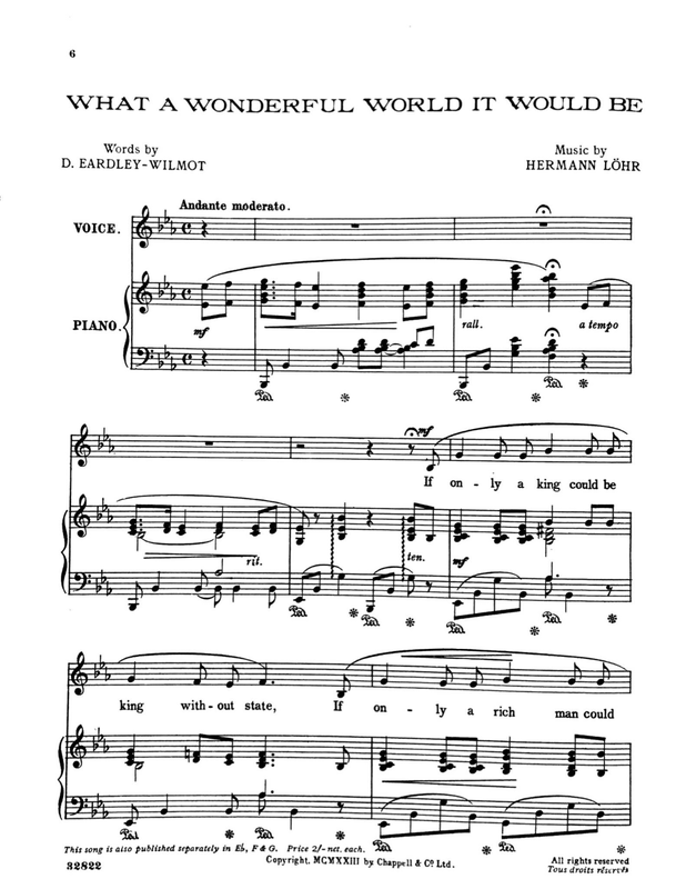 What a Wonderful World it would Be (Lohr, Hermann Frederic) IMSLP