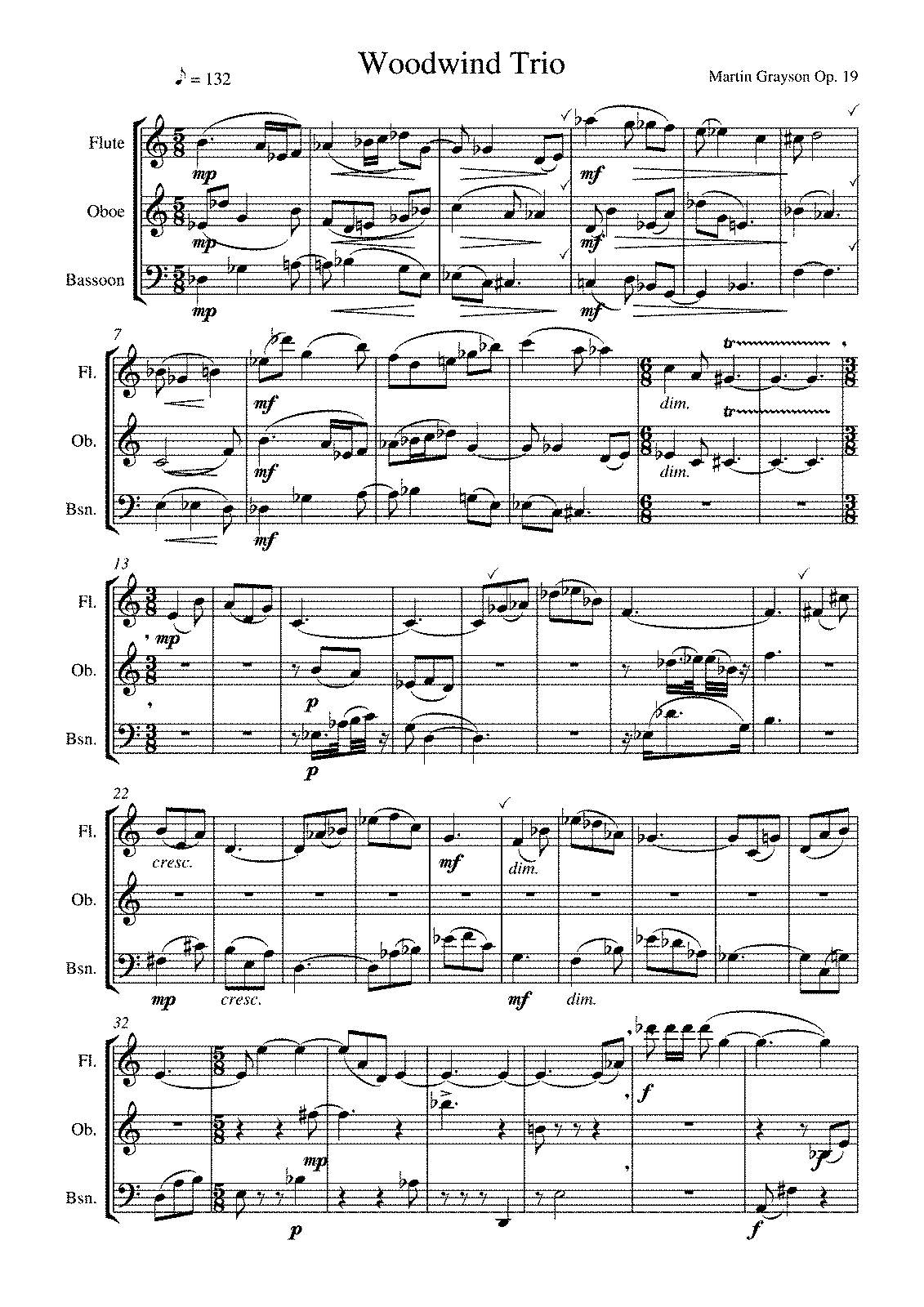 Trio for Flute, Oboe and Bassoon (Grayson, Martin) - IMSLP