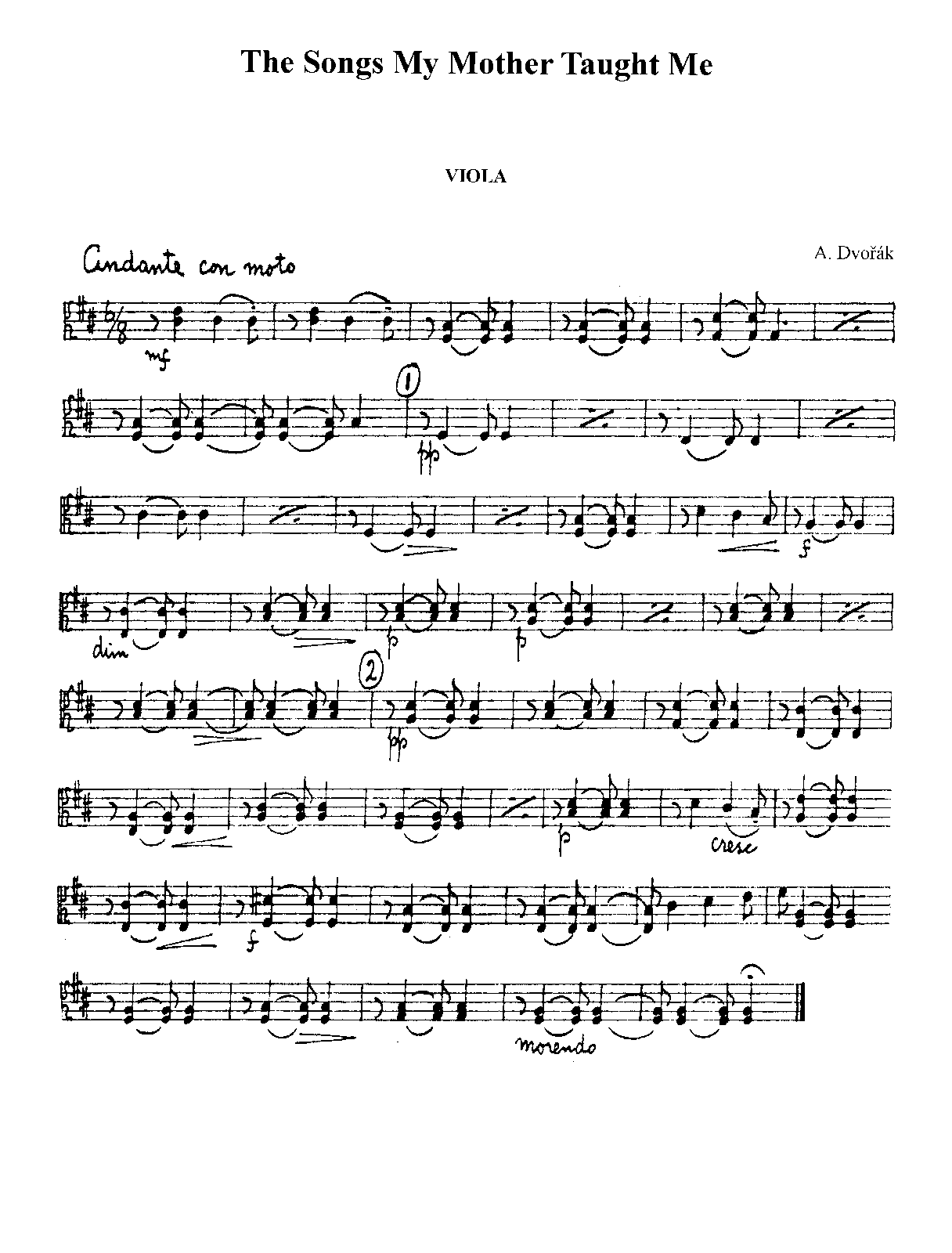 File:PMLP87717-08. DVORAK - SONGS MY MOTHER TAUGHT ME, OP. 55.4 (D) - Violas.pdf