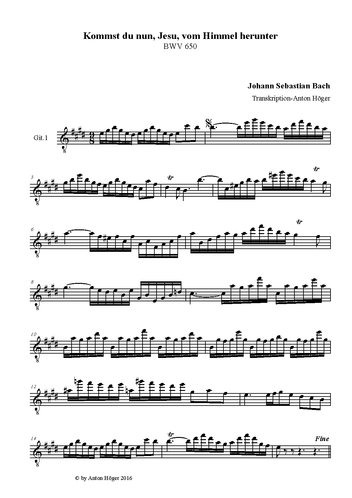 File:PMLP555174-Bach - Kommst du nun, Jesu, vom Himmel herunter, BWV 650 - Git1.pdf