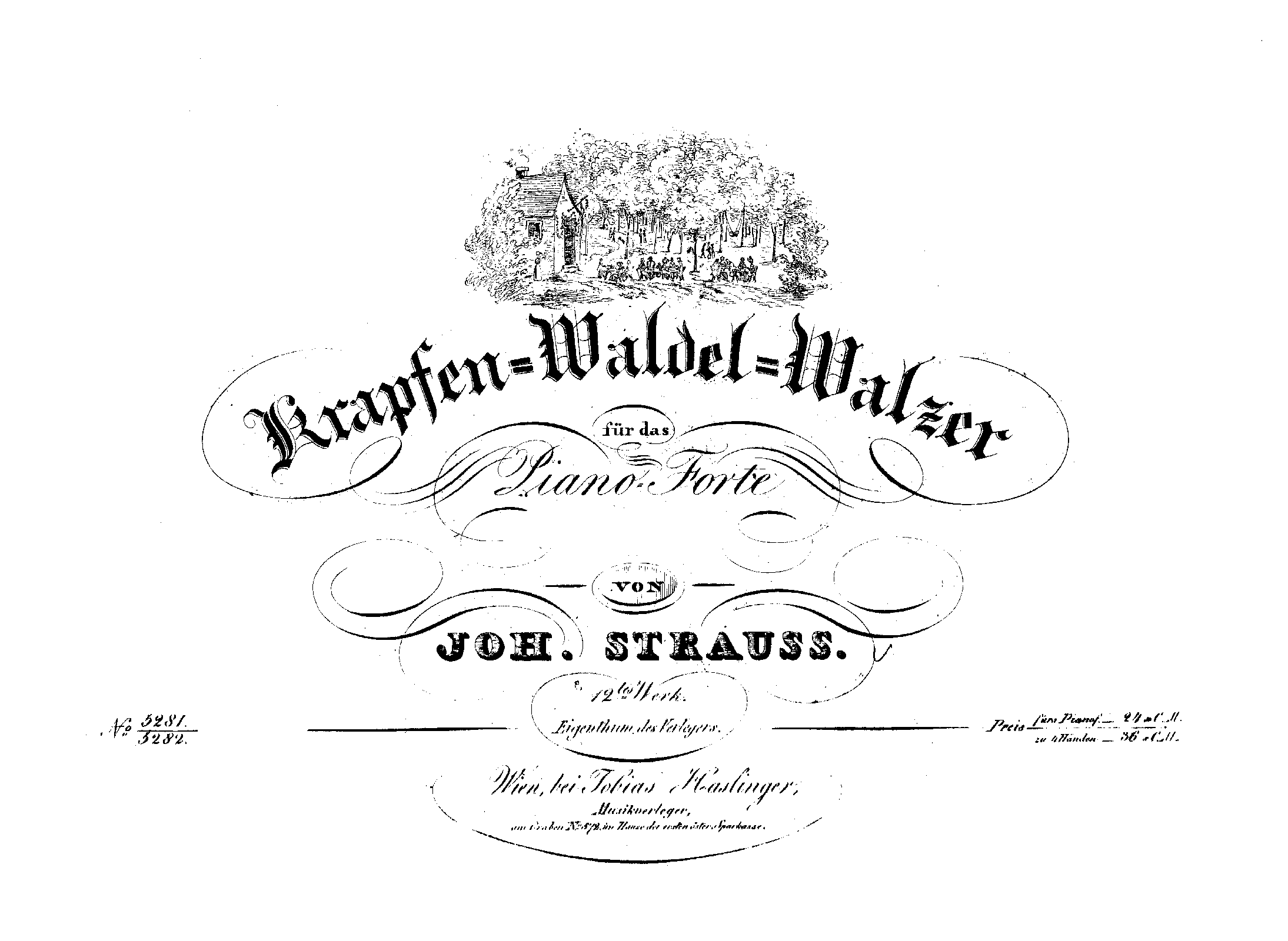 Krapfen-Waldel-Walzer, Op.12