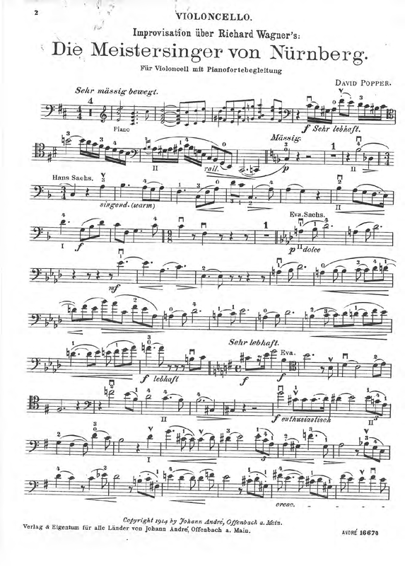 Improvisation über Richard Wagners Die Meistersinger von Nürnberg
