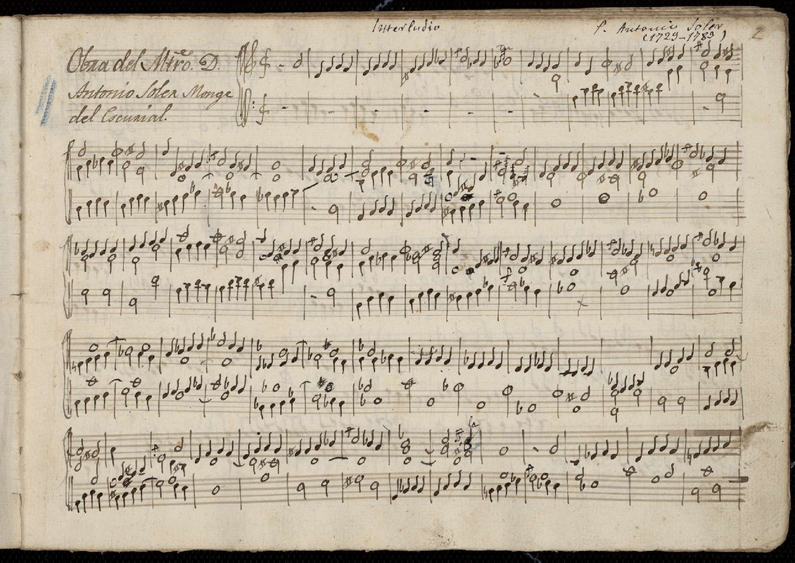 Intento or Obra in D minor