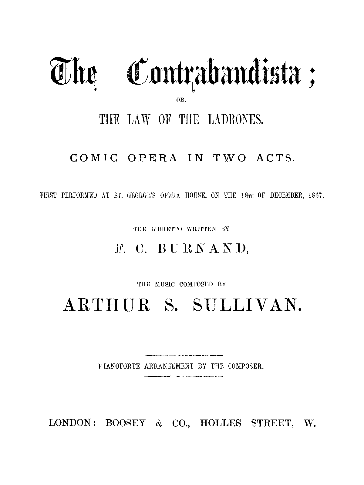 The Contrabandista