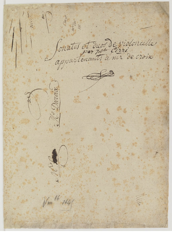 6 Cello Sonatas, Op.1 (Cirri, Giovanni Battista) IMSLP