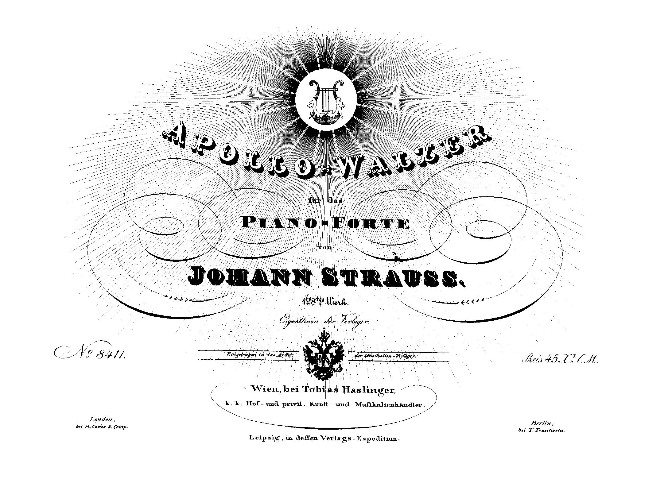 Apollo-Walzer, Op.128