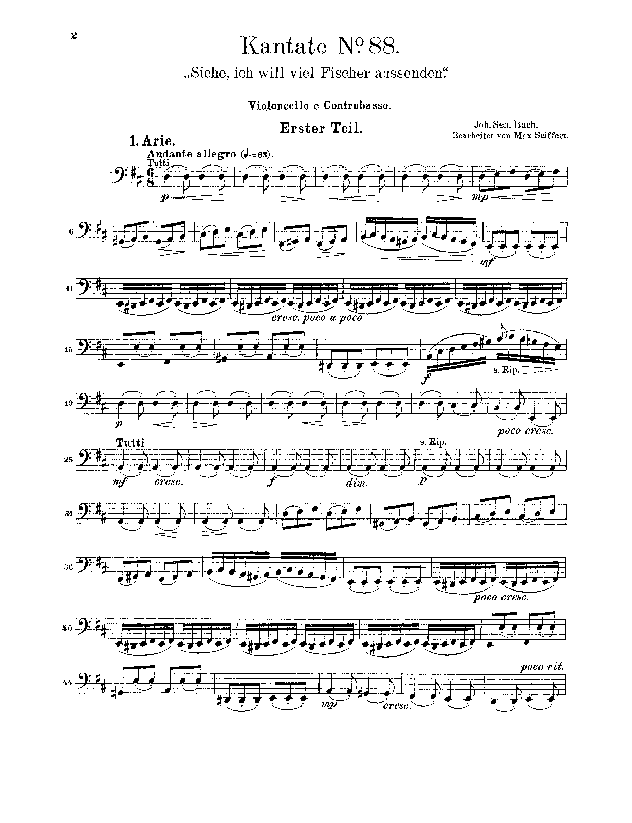File:PMLP149590-Bach Siehe, ich will viel Fischer aussenden, BWV 88 - Cellos, Basses.pdf