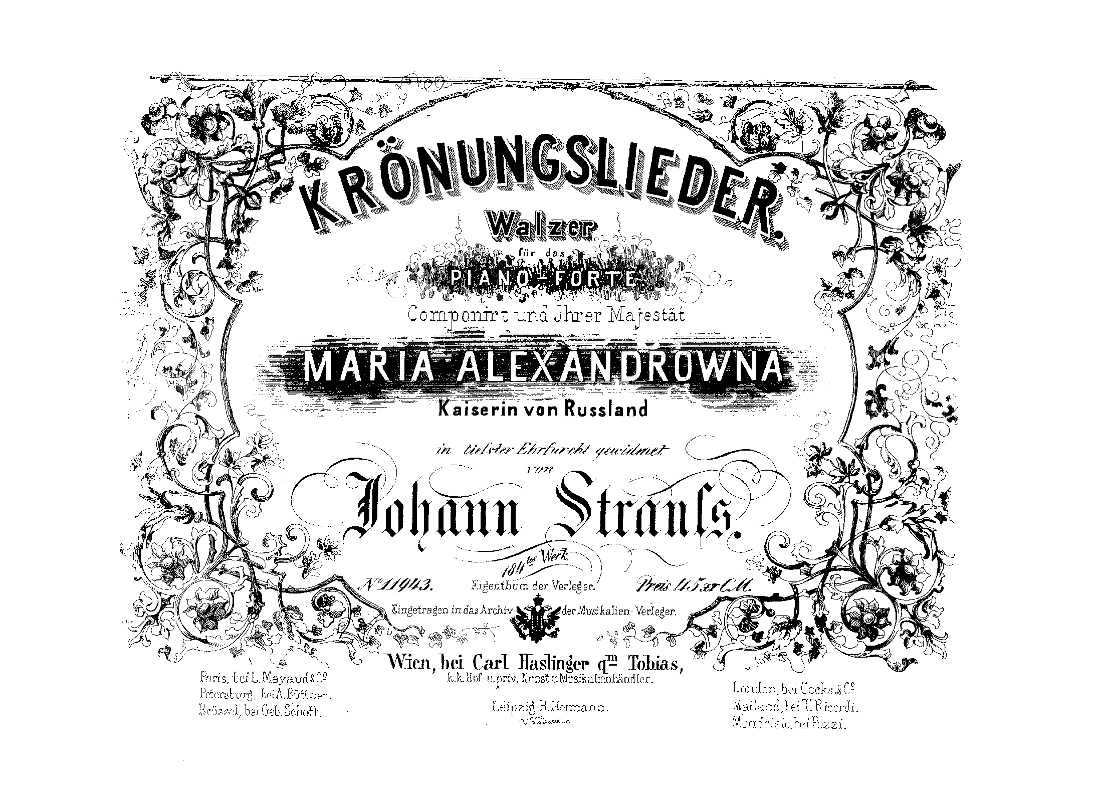Krönungslieder Walzer