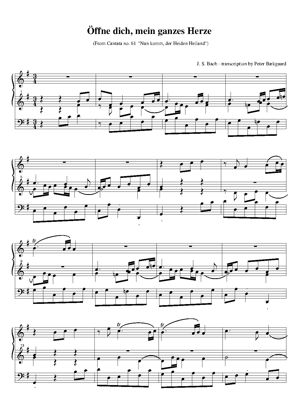 Nun komm, der Heiden Heiland, BWV 61 (Bach, Johann Sebastian) IMSLP