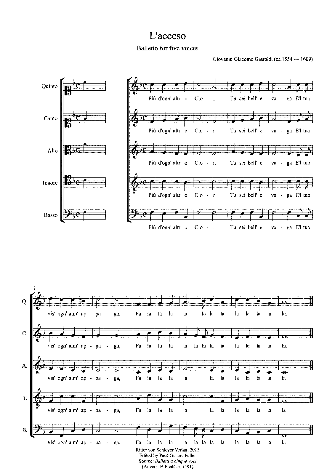 L'Acceso (Gastoldi, Giovanni Giacomo) - IMSLP