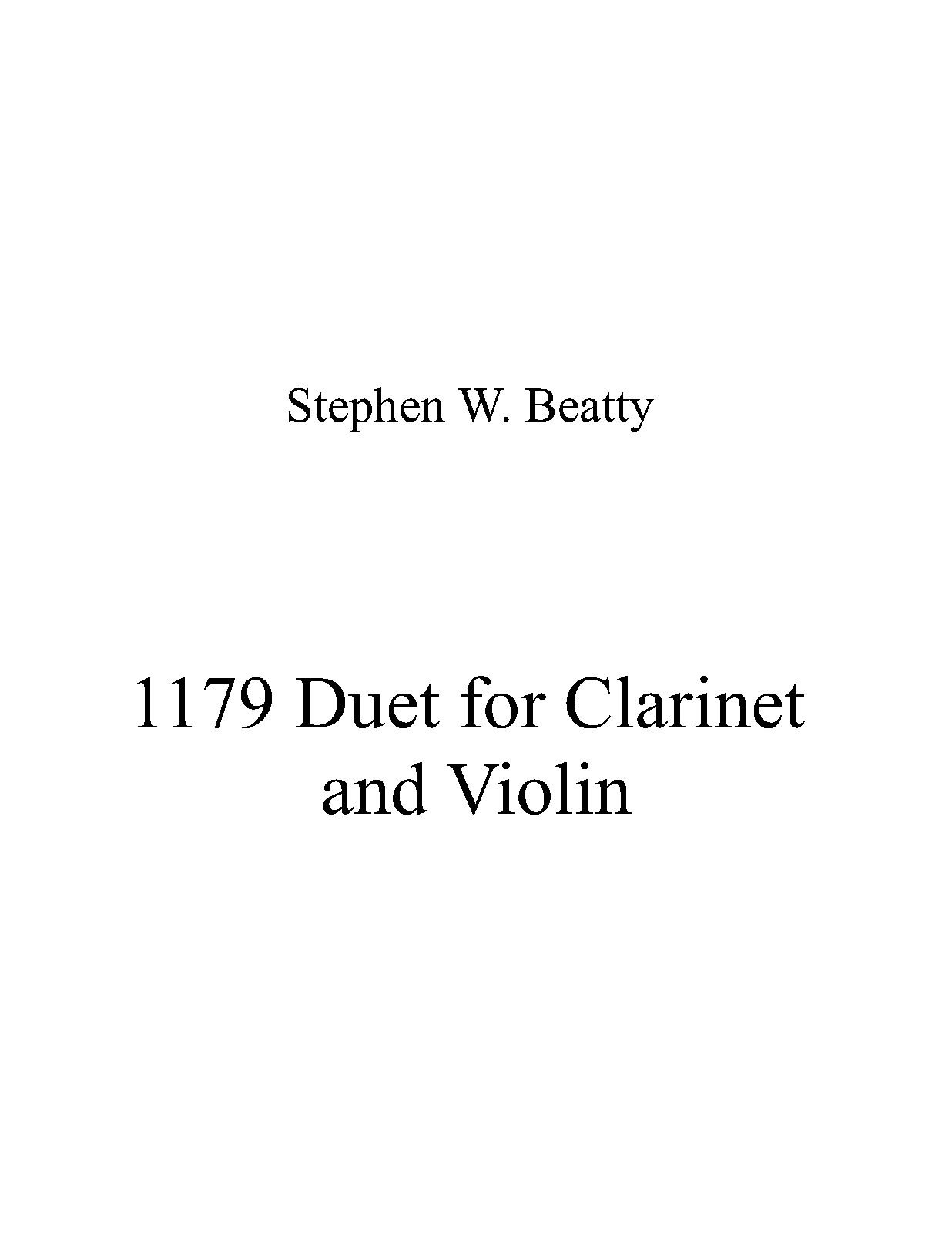 Duet for and Violin, Op.1179 (Beatty, Stephen W.) IMSLP