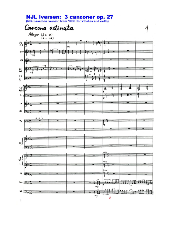 Canzonas for Flute, Oboe and Cello, Op.27 (Iversen, Niels Johannes Legarth) IMSLP