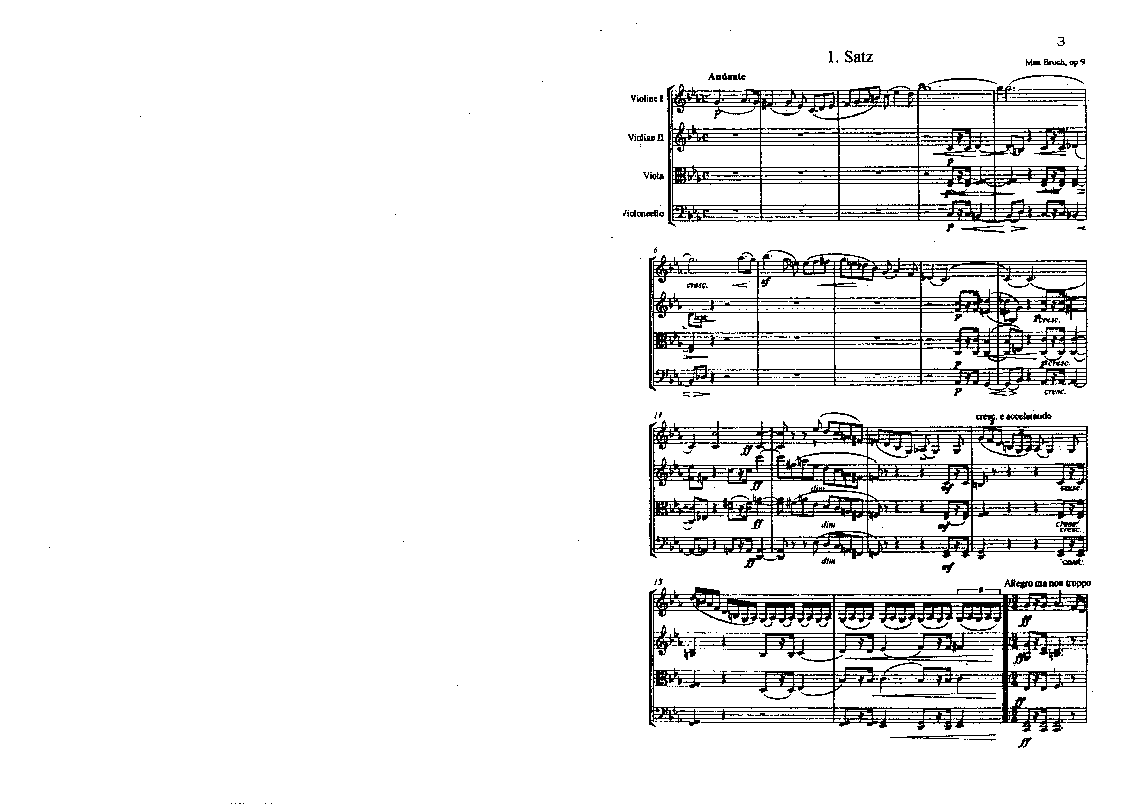 String Quartet No.1