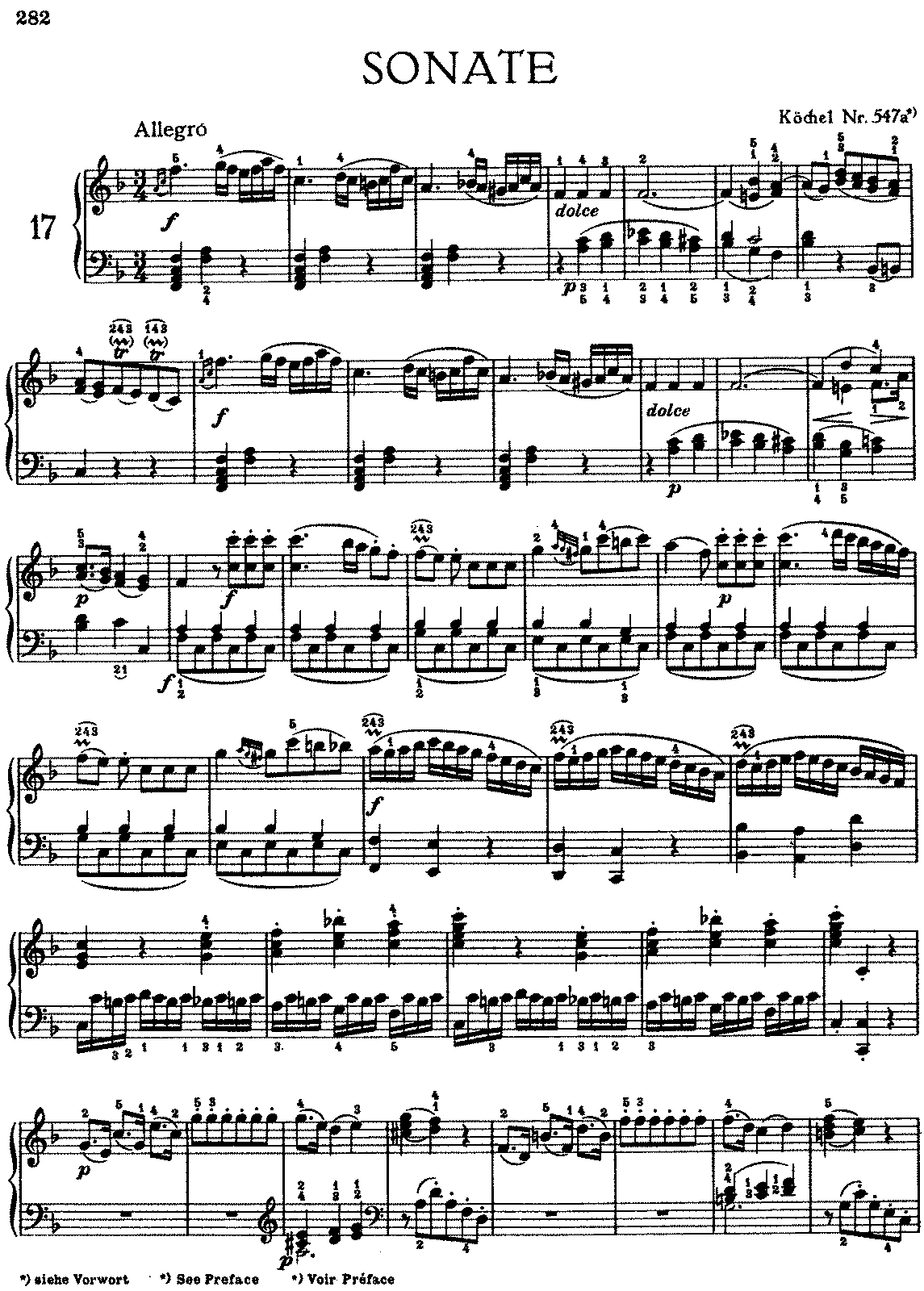 Piano Sonata in F major, K.Anh.135/547a (Mozart, Wolfgang Amadeus