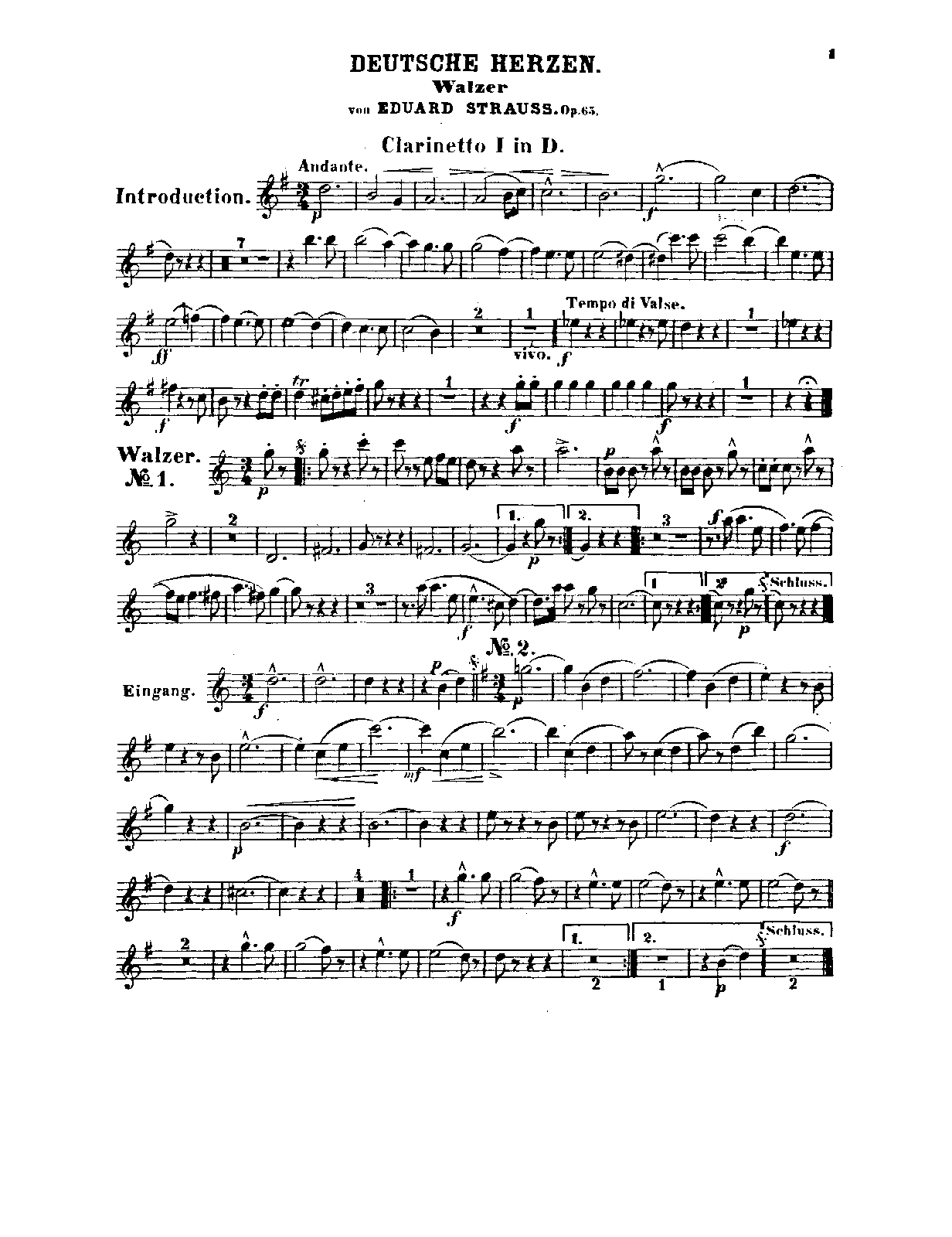 File:PMLP334256-Eduard Strauss Op 65 - 03 Clarinet 1-2.pdf