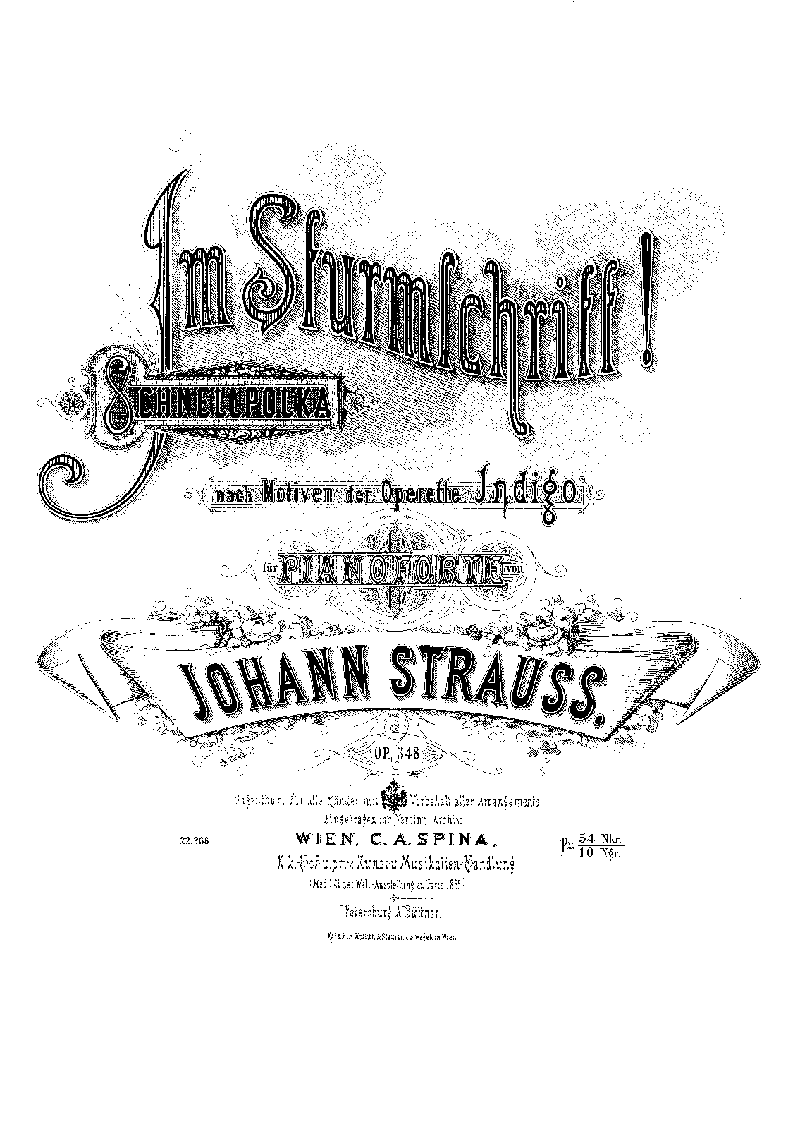 Im Sturmschritt, Op.348