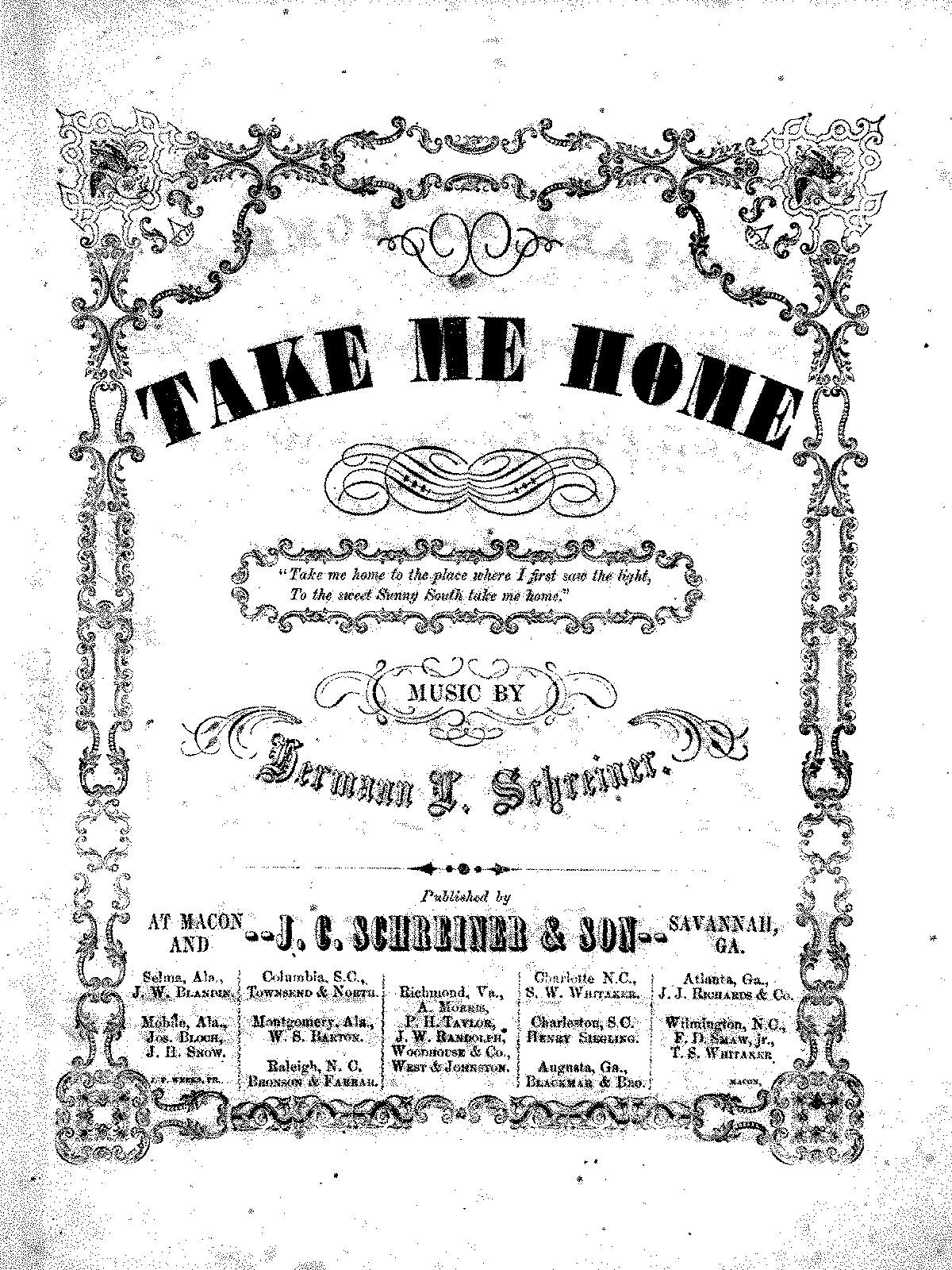 Take Me Home (Schreiner, Hermann L.) - IMSLP