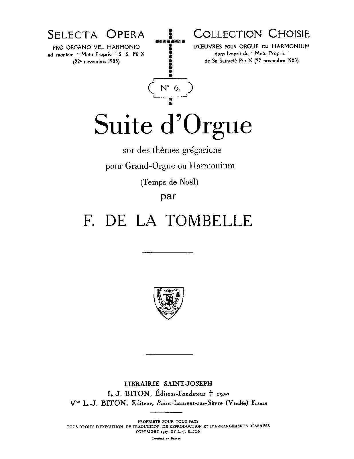 Suite sur des thèmes grégoriens (temps de Noël) (La Tombelle