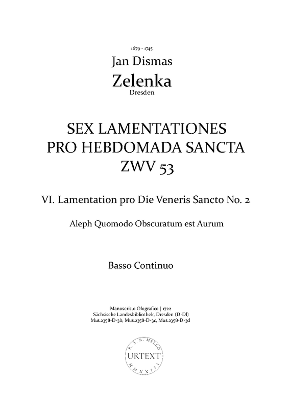 File:PMLP294180-Zelenka - Lamentation for the day of Holy Friday No. 2 ZWV 536 - Aleph quomodo obscuratum est aurum - continuo.pdf