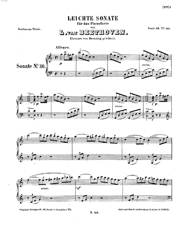 Piano Sonata, C major
