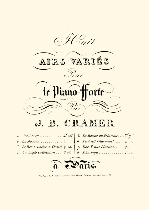 Variations on a Saxon Air