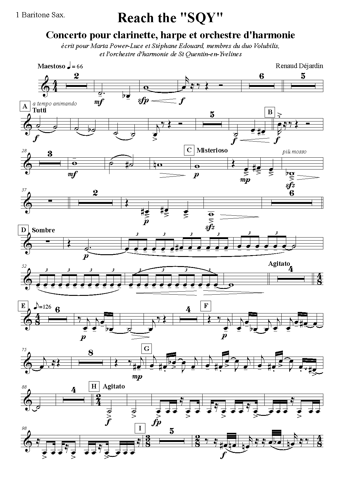 FilePMLP616196concerto 1.6 Score 1 Baritone Sax..pdf IMSLP Free Sheet Music PDF Download