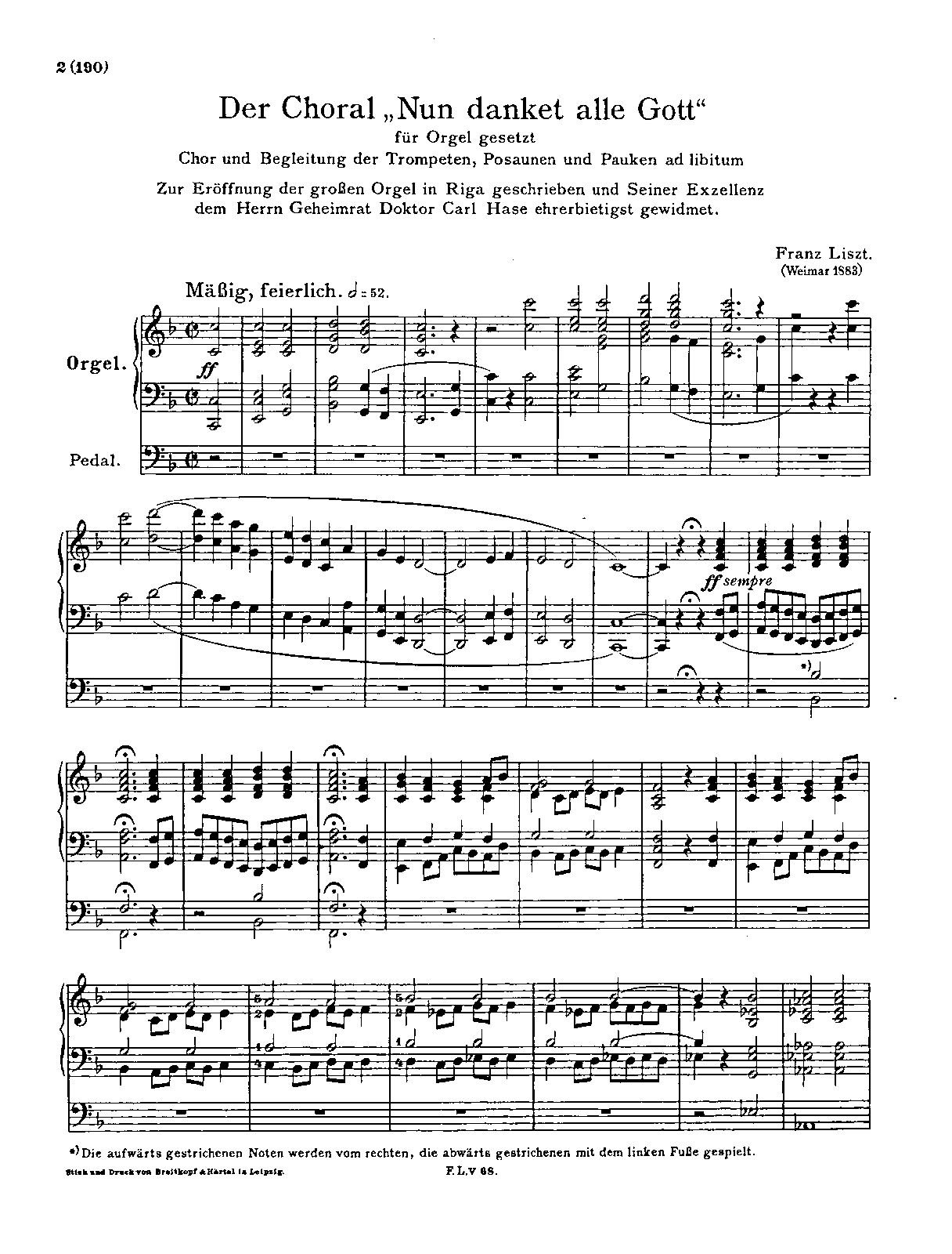 Nun danket alle Gott