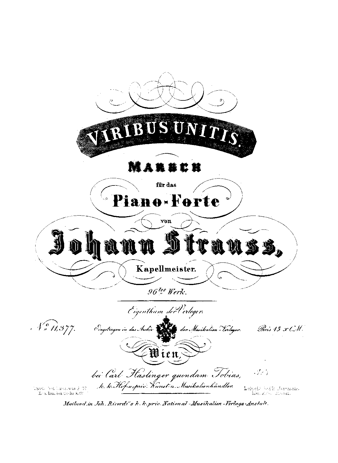 Viribus unitis Marsch