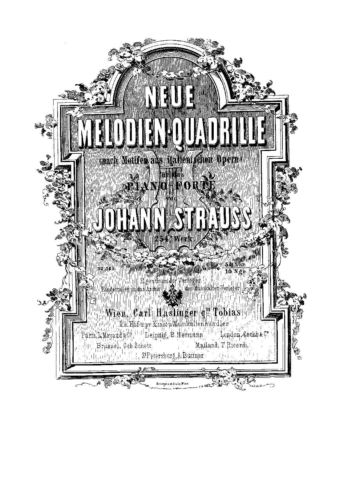 Neue Melodien-Quadrille