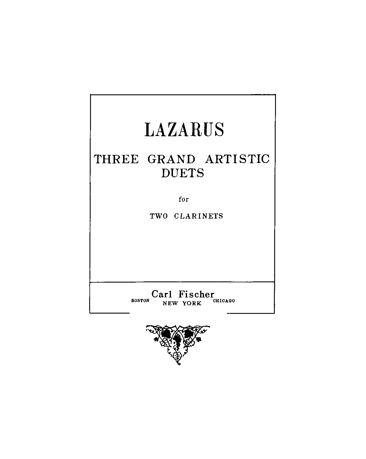 3 Grand Artistic Duets