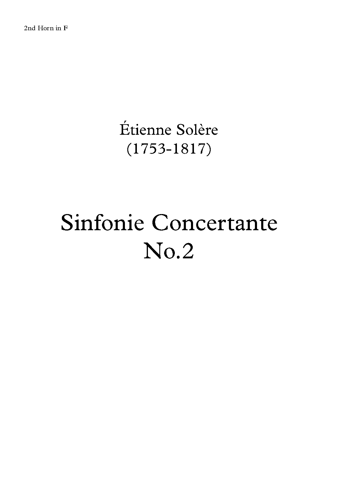 File:PMLP922130-Solere - Sinfonie Concertante No 2 - 2nd Horn in F (transposed).pdf