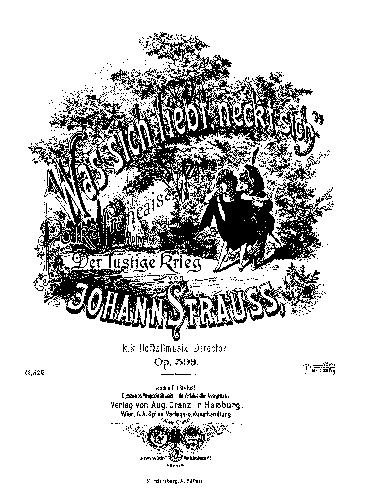 Was sich liebt, neckt sich, Op.399