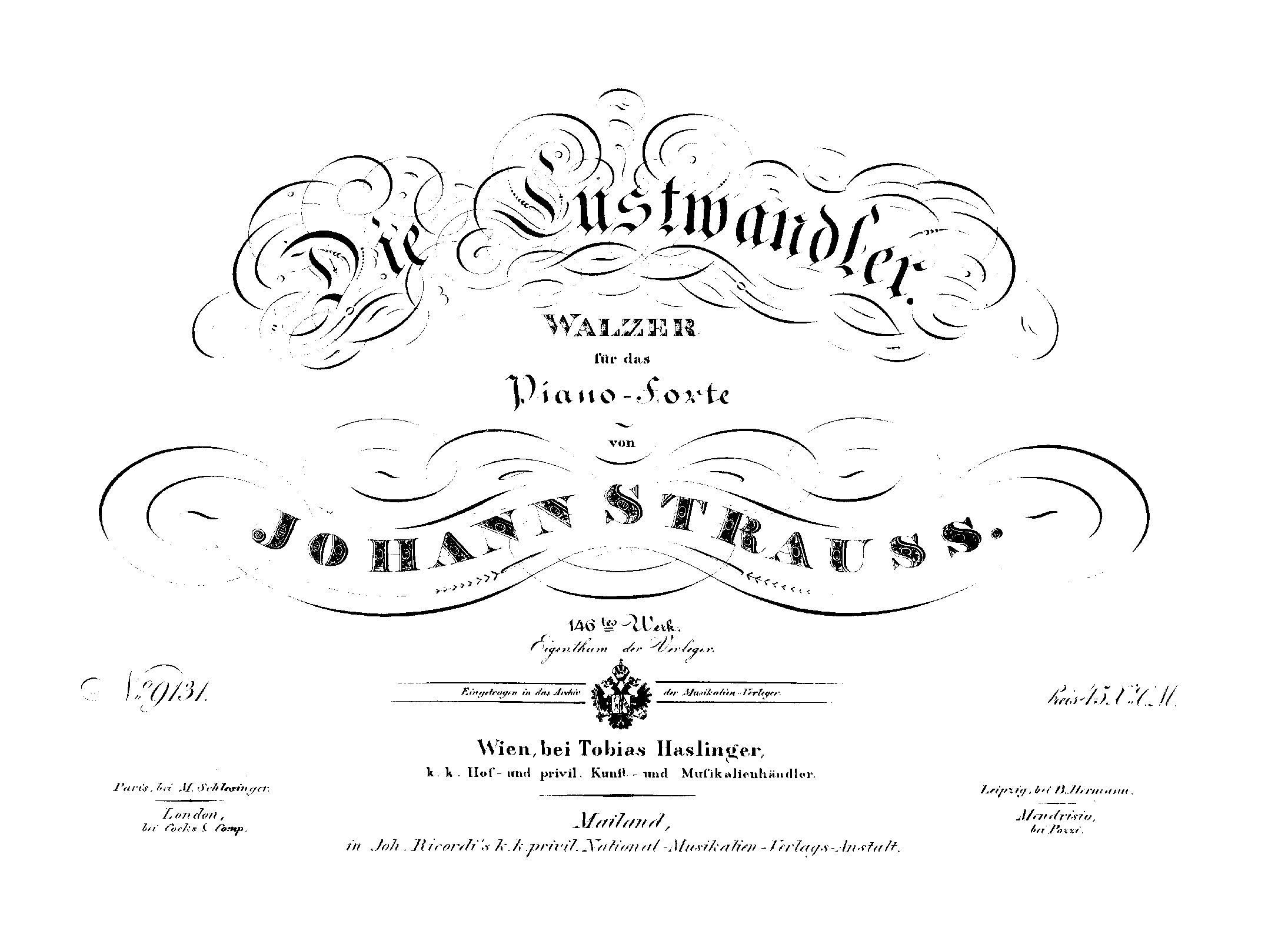 Die Lustwandler, Op.146