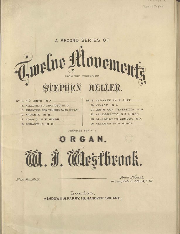 12 Movements from the Works of Stephen Heller, Series 2