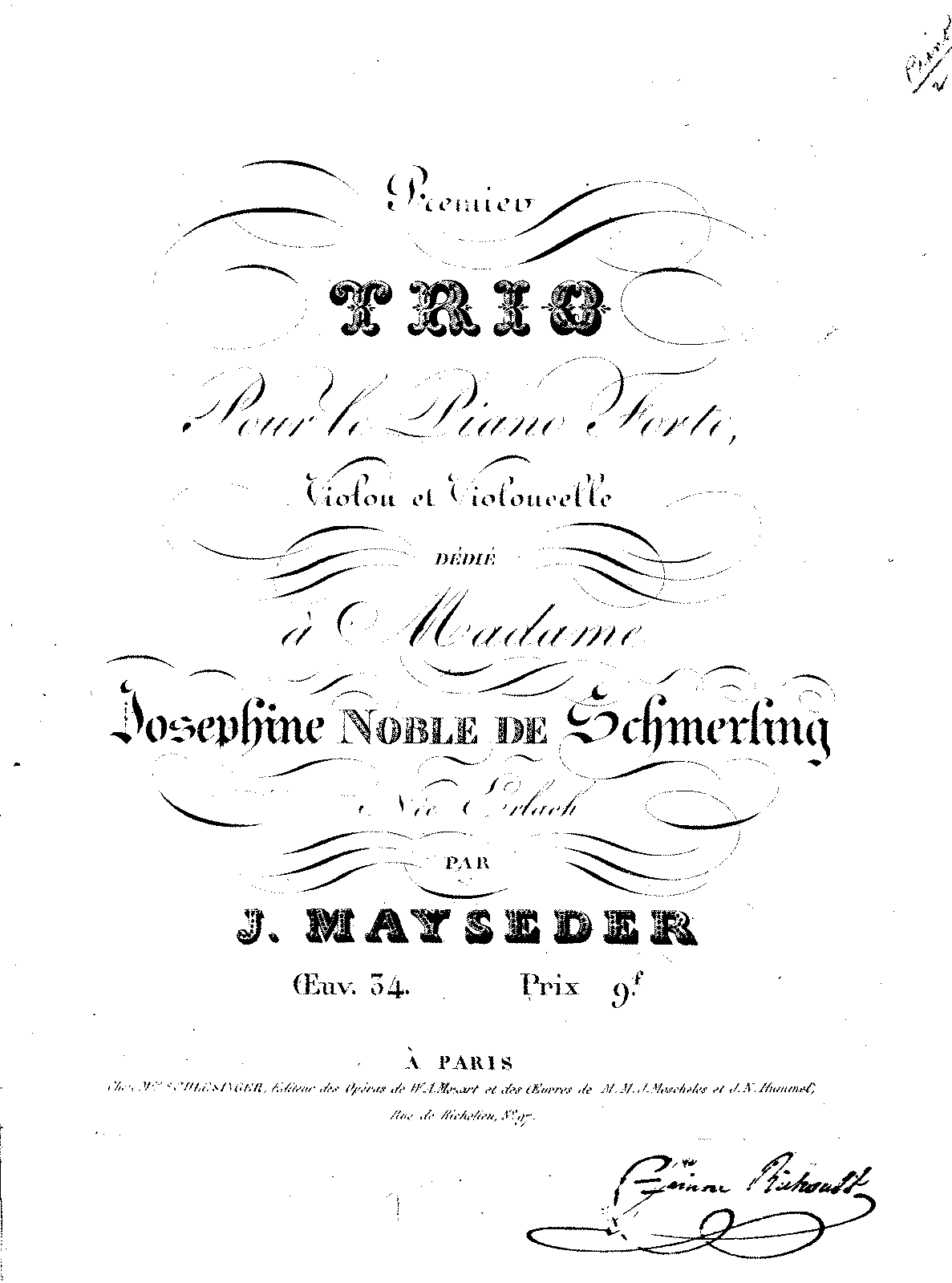 Piano Trio No.1, Op.34 (Mayseder, Joseph) - IMSLP