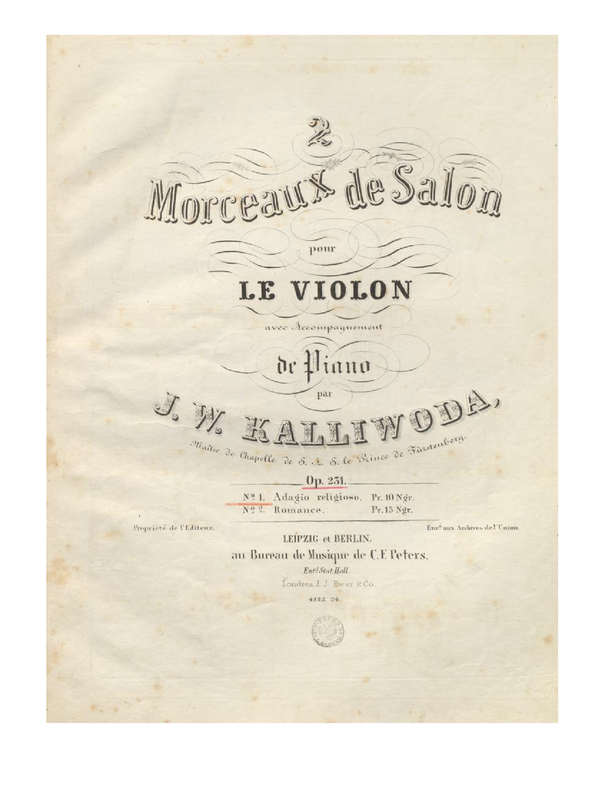 2 Morceaux de salon