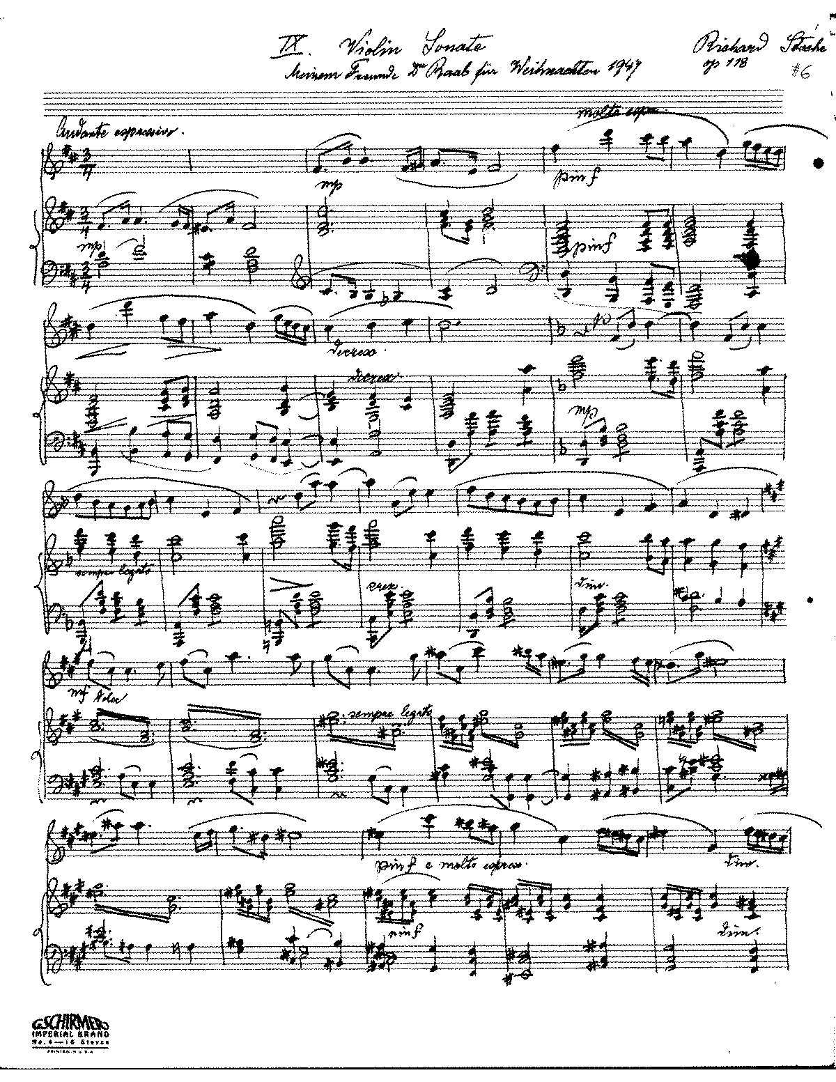 Violin Sonata No.9, Op.118 (Stöhr, Richard) - IMSLP