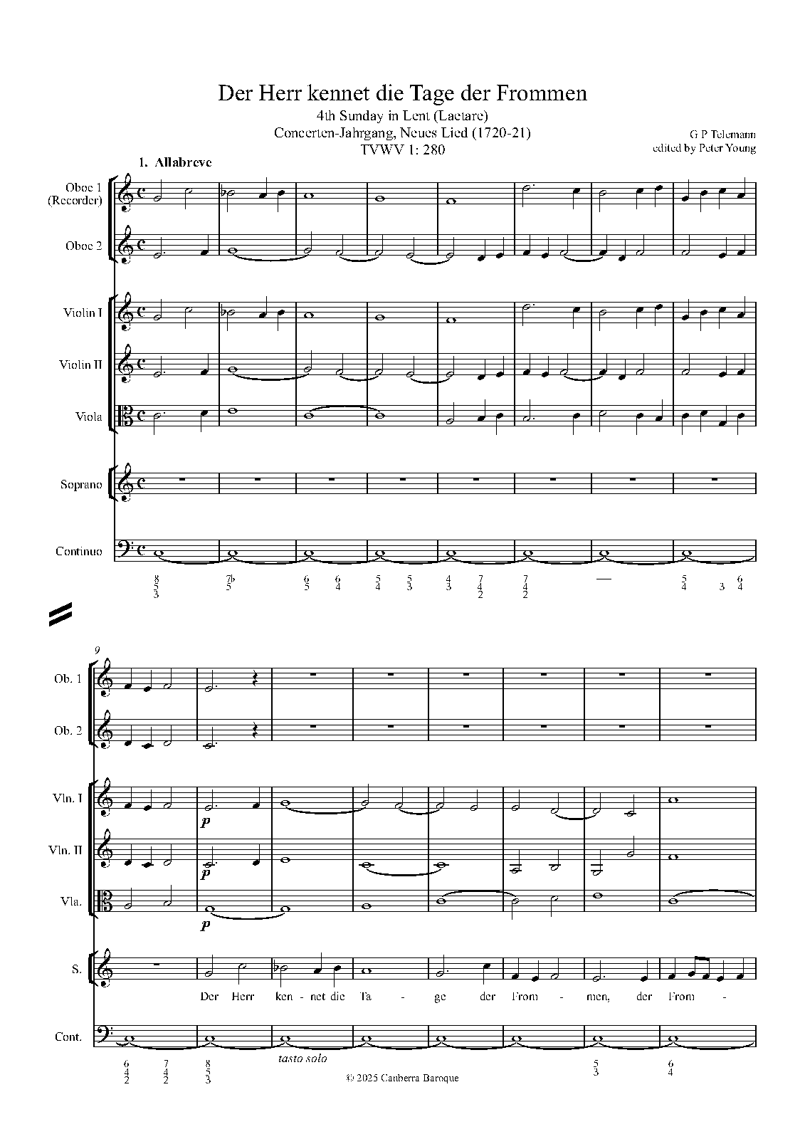 Der Herr kennet die Tage der Frommen