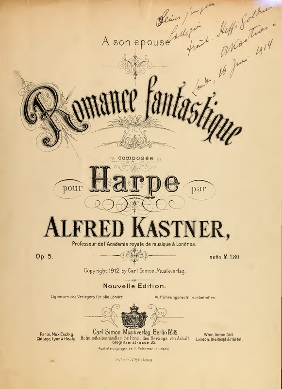 Romance fantastique, Op.5 (Kastner, Alfred) IMSLP