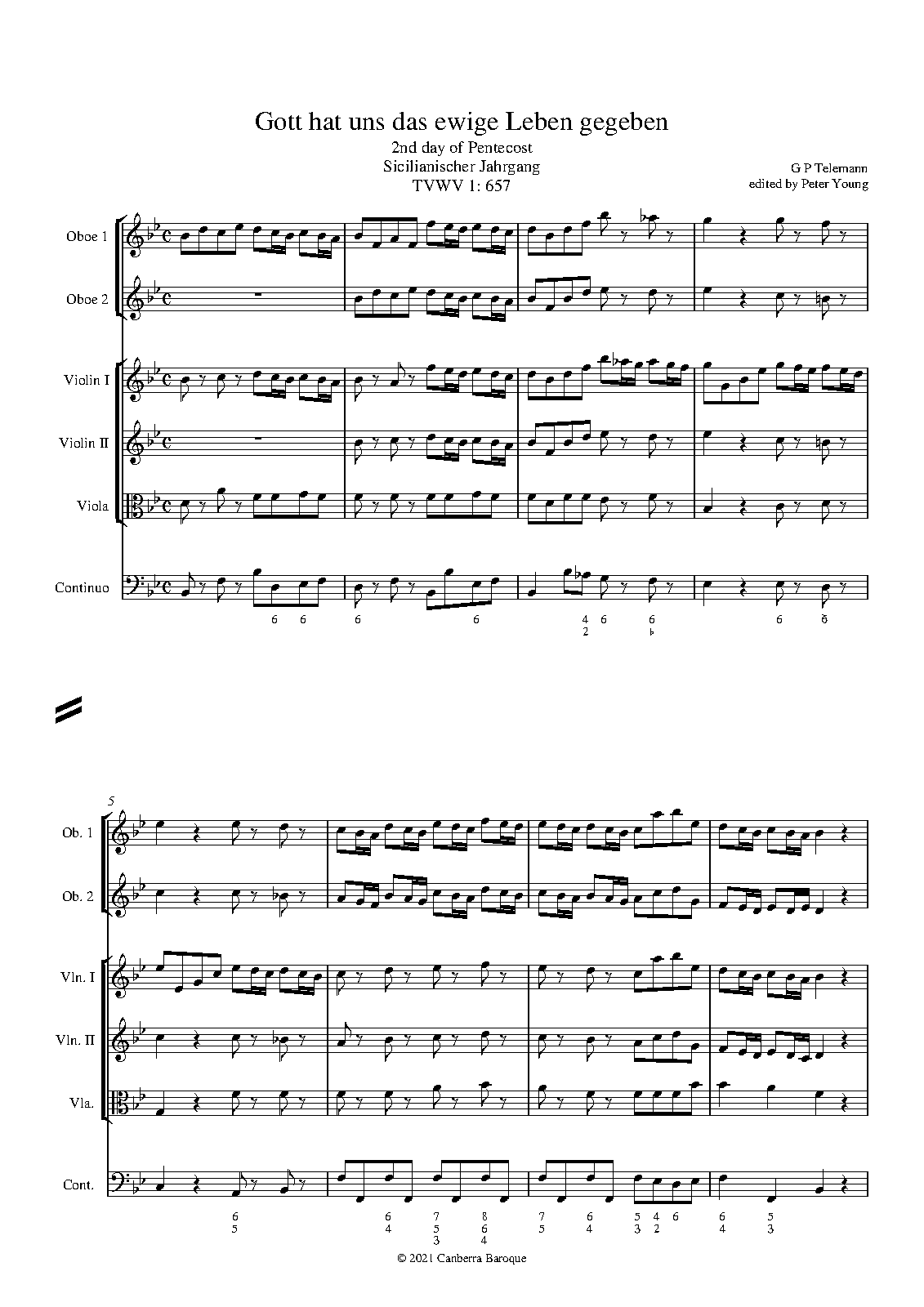 Gott hat uns das ewige Leben gegeben