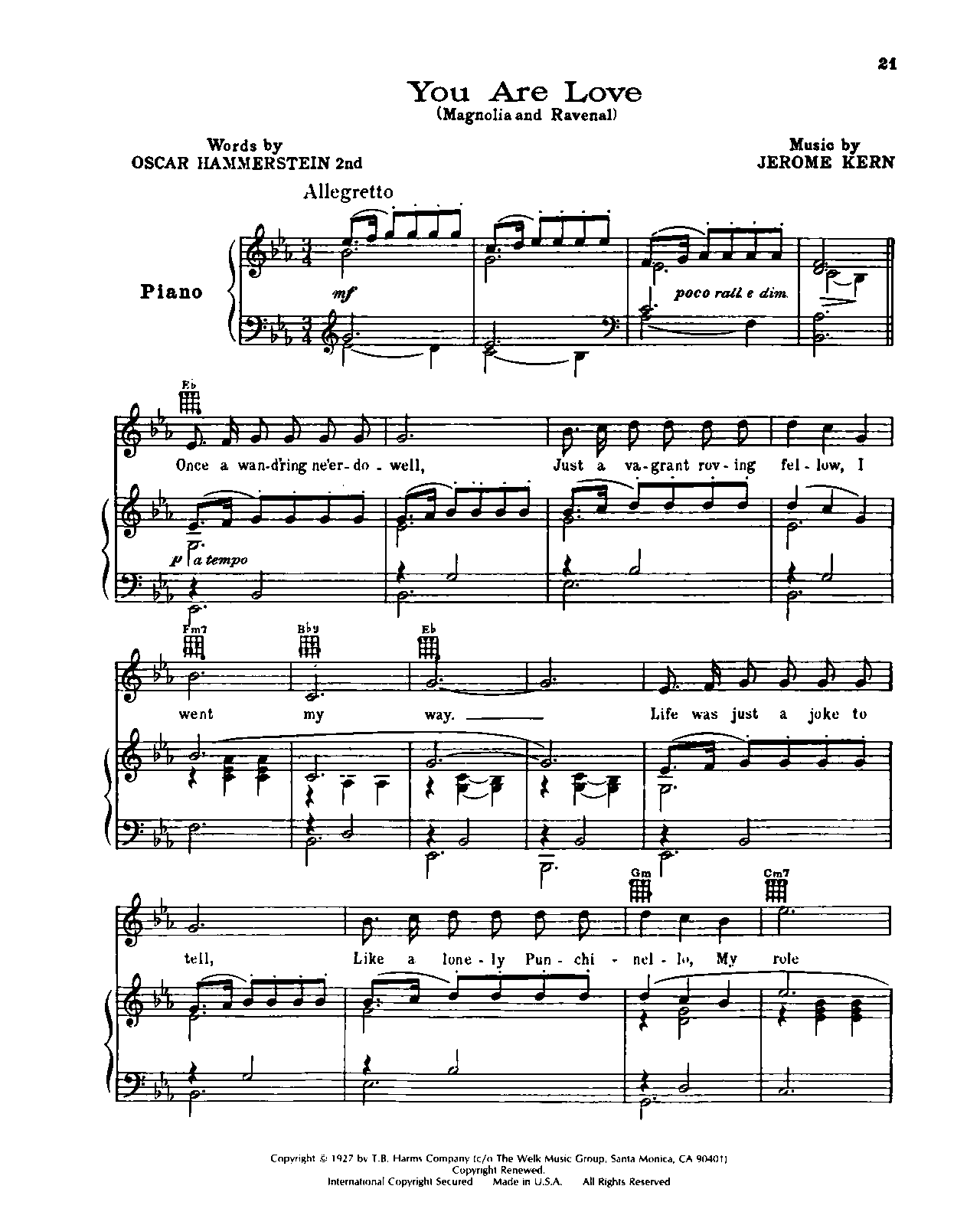 File:PMLP463152-Kern - Show Boat (Vocal Selections) - 5 - You Are Love.pdf