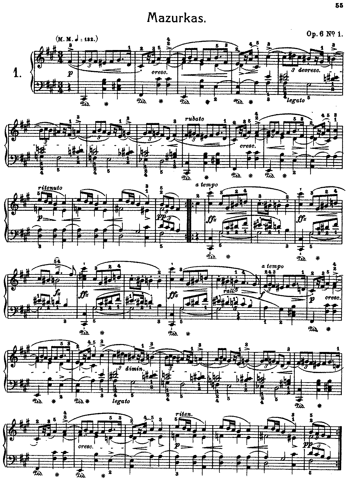 chopin compositions