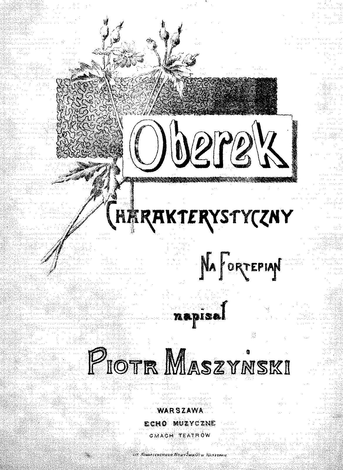 Oberek charakterystyczny (Maszyński, Piotr) - IMSLP